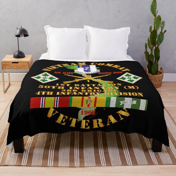 Item preview, Army - Vietnam Combat Veteran w 1st Bn - 50th Inf - 3rd Bde 4th Inf Div 1968 w VN SVC designed and sold by Military Insignia Products.