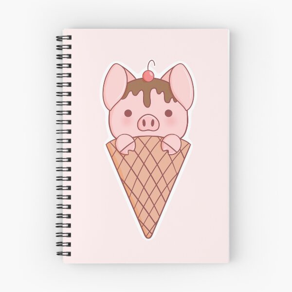 Item preview, Icecream Piggy designed and sold by KiwiCandyDreams.