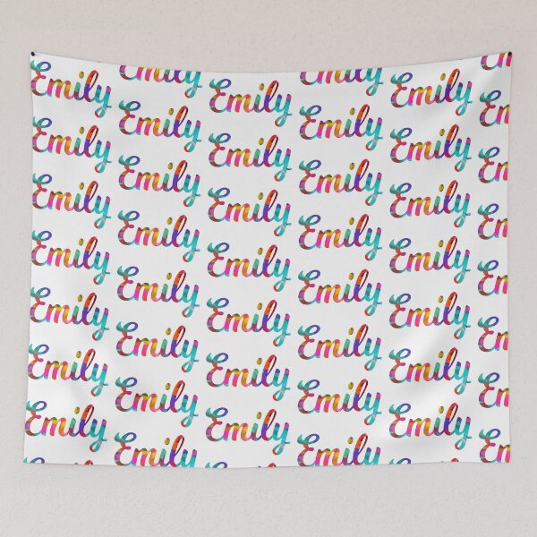 Item preview, Emily abstract painting girl's name designed and sold by ComicKitsch.
