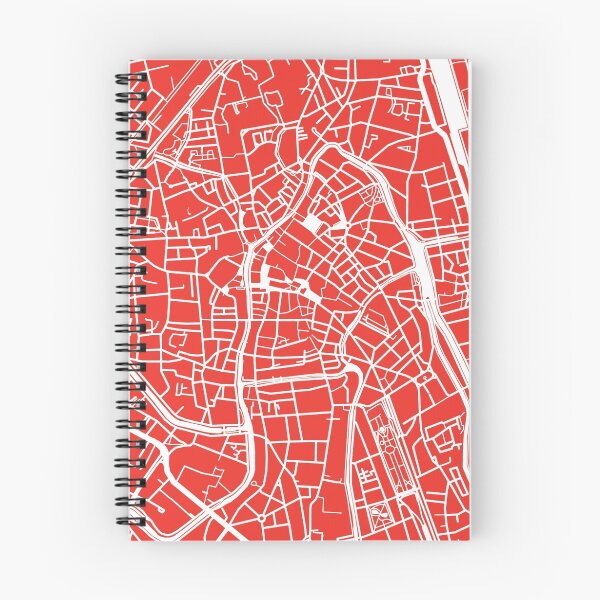Item preview, Ghent Map - Red designed and sold by CartoCreative.