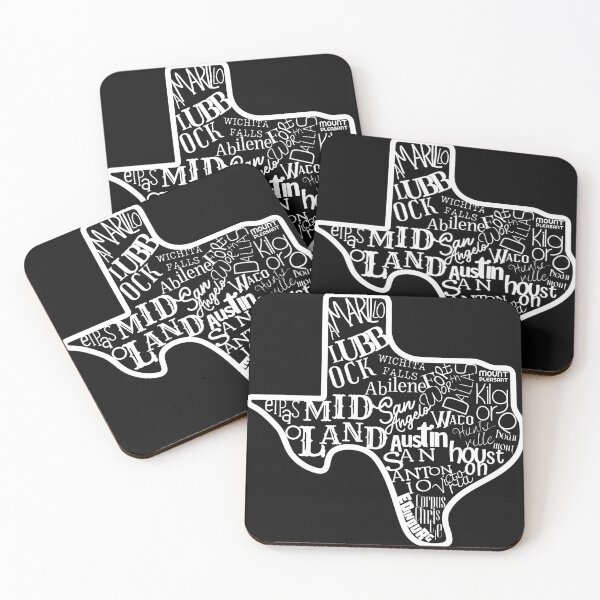 Item preview, State of Texas With City Names designed and sold by dmbdana.