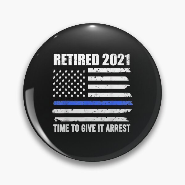 Item preview, Retired Police Officer American Flag Retirement Cop designed and sold by kacymmg2.