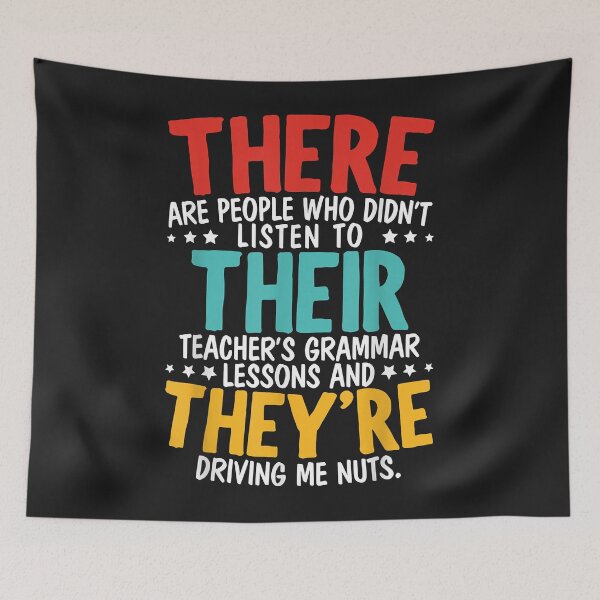 Item preview, There Their They're Grammar Nazy Proper English Writing designed and sold by kacymmg2.