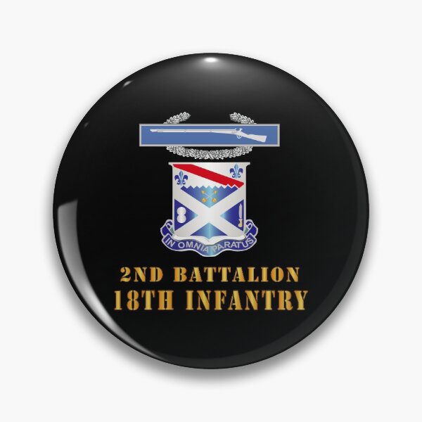 Item preview, Army - 2nd Bn 18th Inf w DUI - CIB - V1 designed and sold by Military Insignia Products.