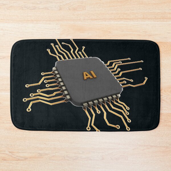 Item preview, Artificial Intelligence Microchip 3D designed and sold by Phantasmal-2-do.