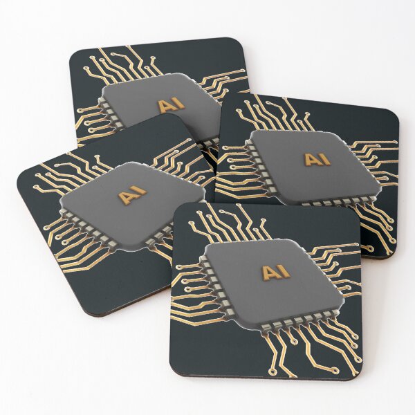 Item preview, Artificial Intelligence Microchip 3D designed and sold by Phantasmal-2-do.