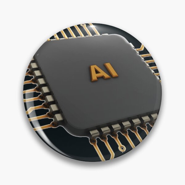 Item preview, Artificial Intelligence Microchip 3D designed and sold by Phantasmal-2-do.