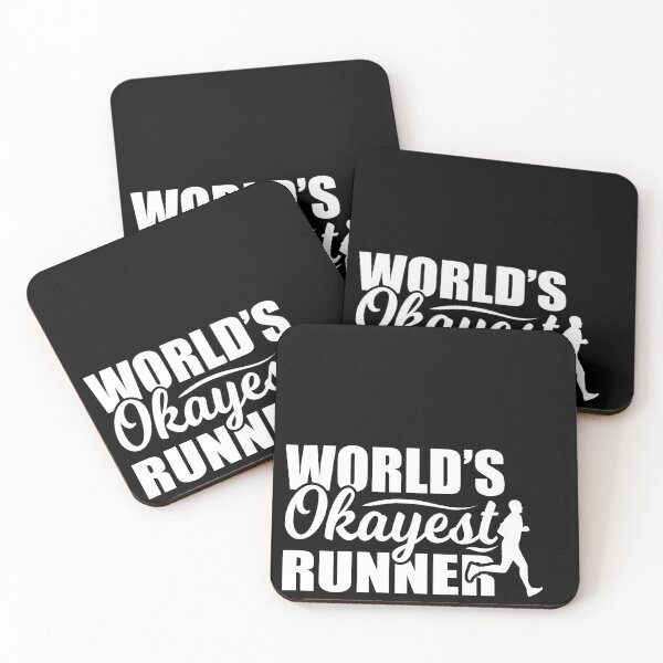 Item preview, World's Okayest Runner designed and sold by justcoolmerch.