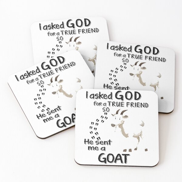 Item preview, He Sent Me A Goat designed and sold by Carney Lauren.