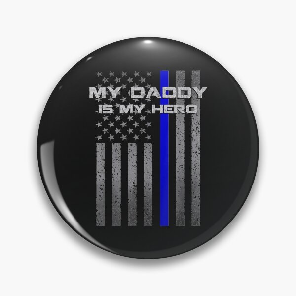 Item preview, Thine Blue Line Flag My Daddy My Hero Police Son or Daughter designed and sold by kacymmg2.