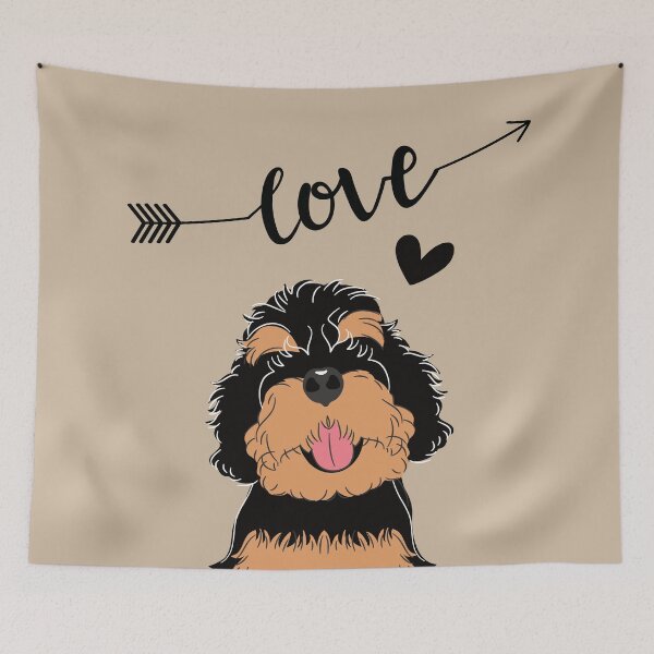Item preview, LOVE Phantom Bernedoodle designed and sold by Lulupainting.