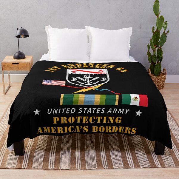 Item preview, Army - Faithful Patriot - 1st Engineer Bn - Protecting Boder w AFSM SVC designed and sold by Military Insignia Products.