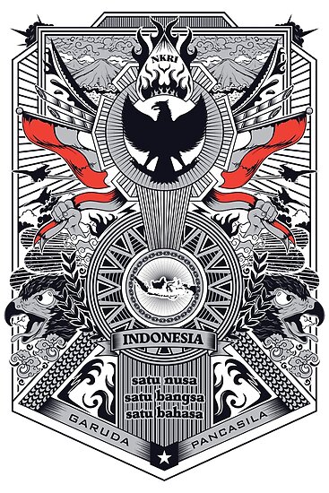 "Garuda Pancasila" Posters by ghinan | Redbubble