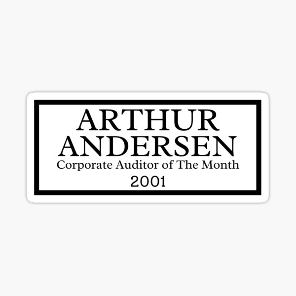"Arthur Andersen Corporate Auditor Employee of The Month 2001