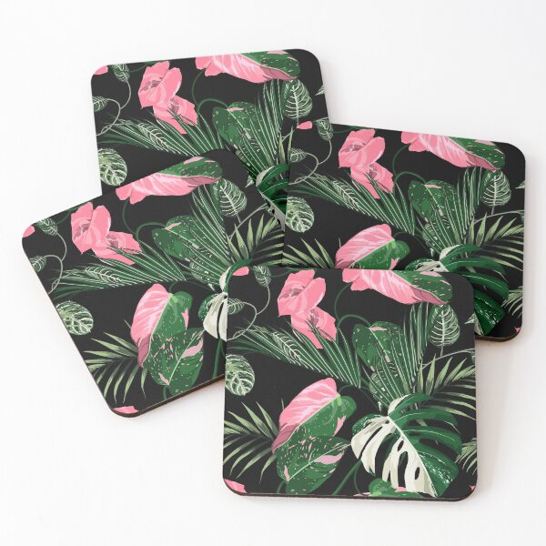Item preview, Monsterra Floral Plant Pattern  designed and sold by Alli Well.