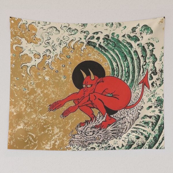 Item preview, Surfer Devil / Satan designed and sold by MorningFive.