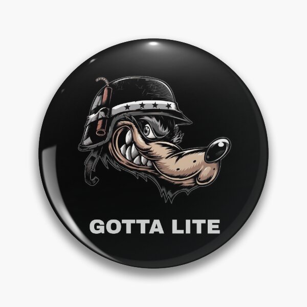 Item preview, Aggressive Wolf Gotta Lite Soldier Wolf designed and sold by livnitup68.