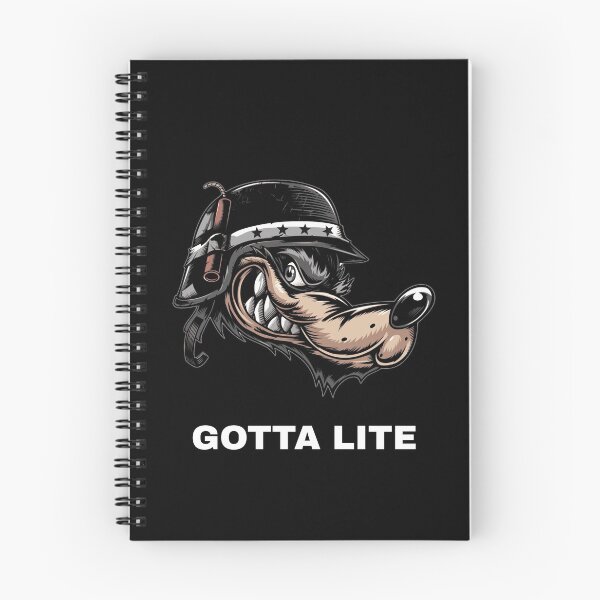 Item preview, Aggressive Wolf Gotta Lite Soldier Wolf designed and sold by livnitup68.