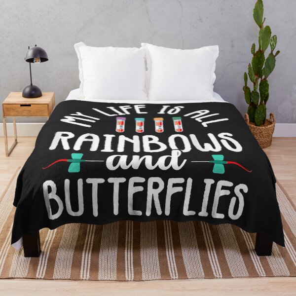 Item preview, Rainbow Butterflies Phlebotomist Phlebotomy technician Nurse designed and sold by anitaruthp.