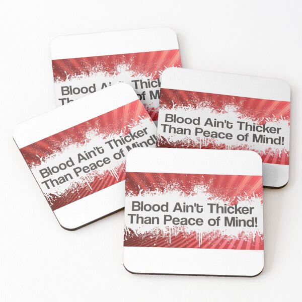 Item preview, Blood Ain't Thicker Than Peace of Mind designed and sold by vipoffer.