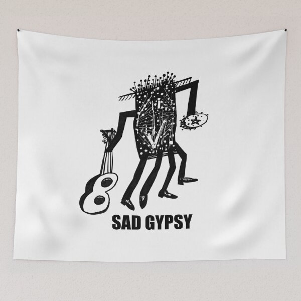 Item preview, Sad Gypsy Funny Cool Occult illustration by Ungomario designed and sold by ungomario.