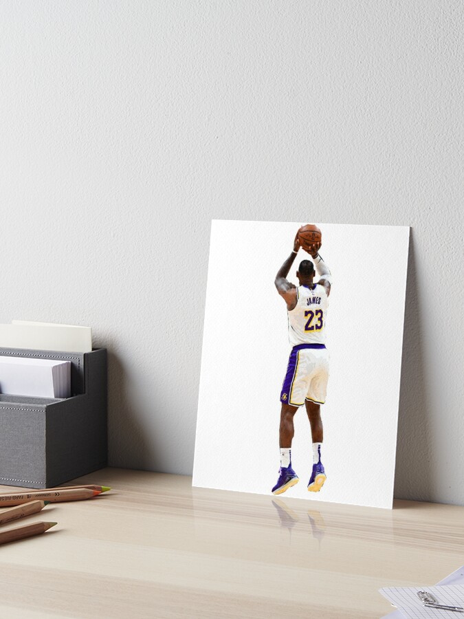 LeBron James Jersey | Art Board Print