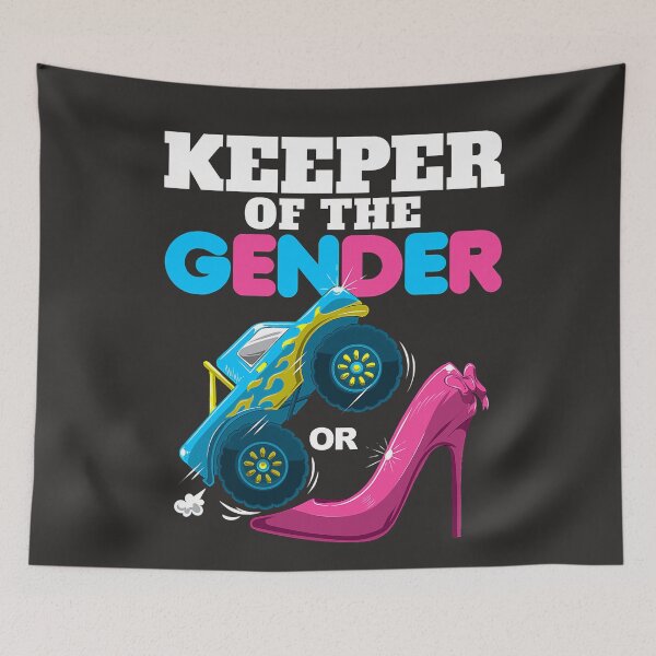 Item preview, Wheels or Heels Keeper of the Gender Baby Reveal designed and sold by BarryJohn36.