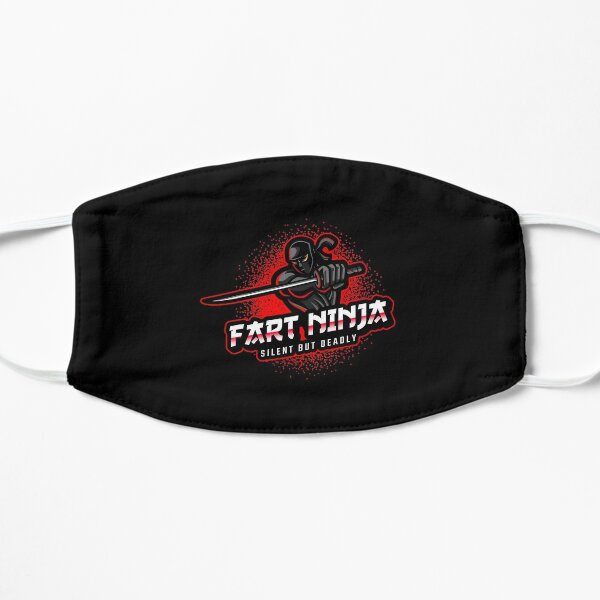 Funny Cool Graphic Fart Ninja Warrior Spy Silent But Deadly Flat Mask