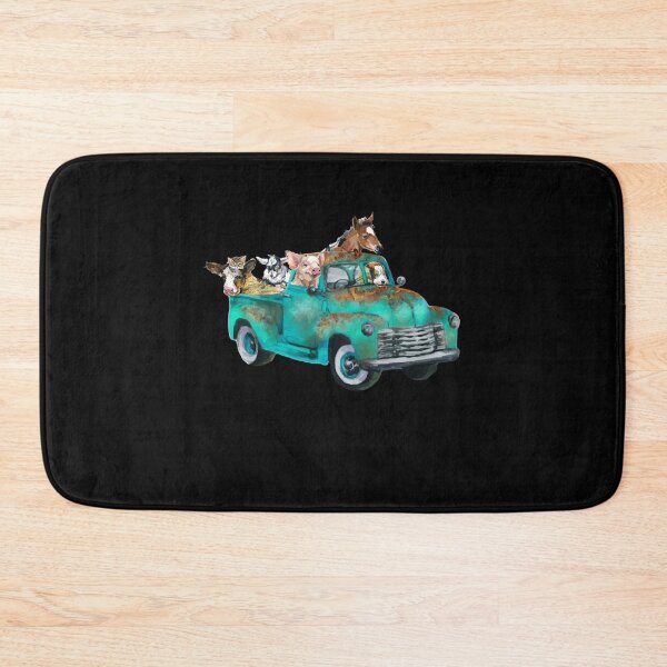 Artikelvorschau, Farm Pickup Truck mit Farm Animals Farming entworfen und verkauft von Dressed For  Duty.