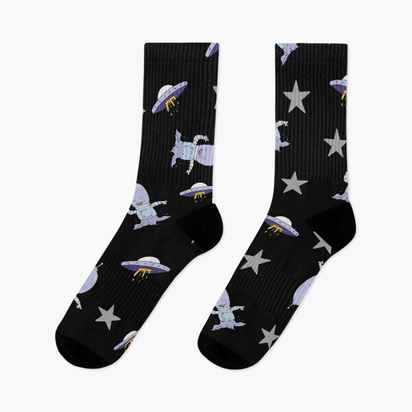 Item preview, Purple Alien and UFO Print designed and sold by Taleahsdesigns.