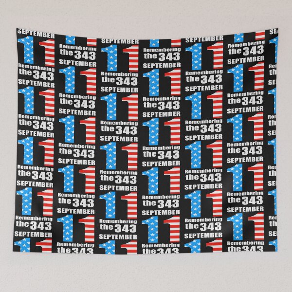 Item preview, September 11- Remembering the 343 Fallen Firefighters designed and sold by BRtisticDesigns.