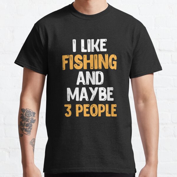 Hooked on Fishing Classic T-Shirt for Sale by Monica-Designs