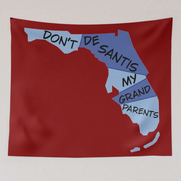 Item preview, Don’t DeSantis My Grandparents (Blue Florida) designed and sold by GrellenDraws.