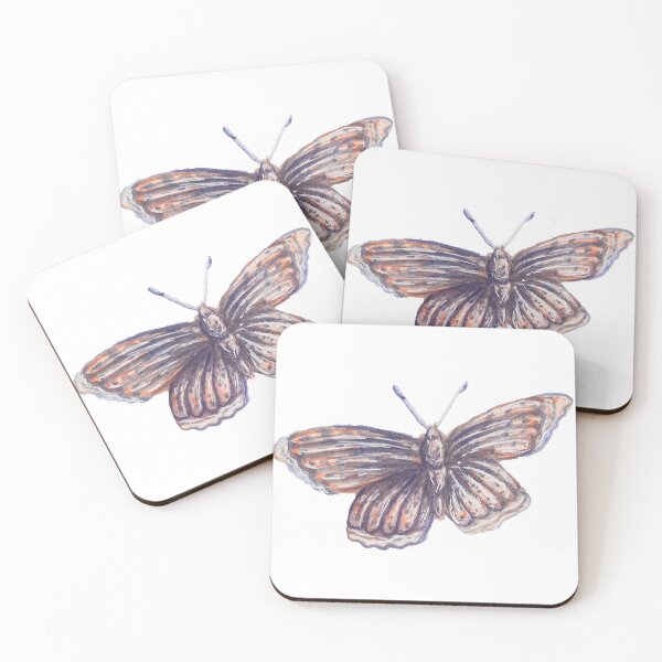 Item preview, Orange and Purple Moth Butterfly Watercolor Design designed and sold by Jada Clark.