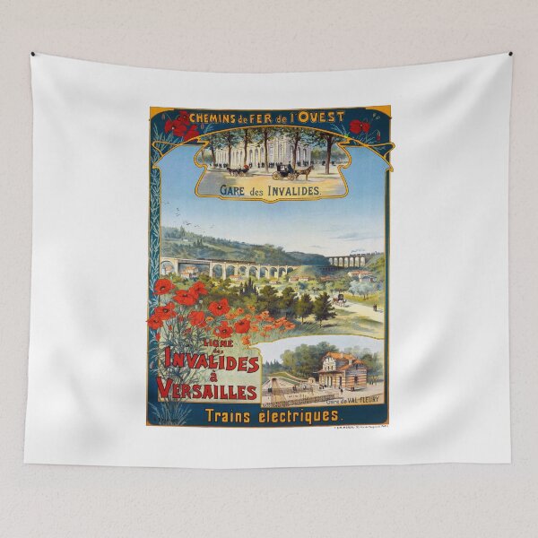Item preview, Ligne des Invalides a Versailles, French Travel Poster designed and sold by paulrommer.