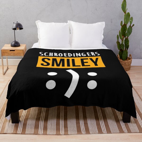 Item preview, Physics Nerd Gift 'Schroedingers Smiley' Funny Science designed and sold by ClareMadelane.
