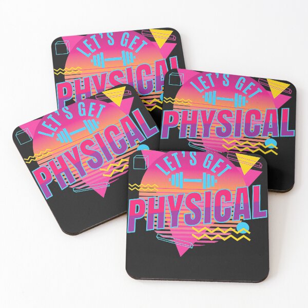 Item preview, Lets get physical | Totally Rad 90s Style Workout Gym Retro designed and sold by ZacharyMarcus.