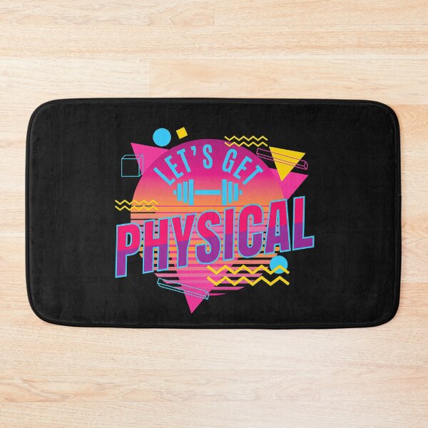 Item preview, Lets get physical | Totally Rad 90s Style Workout Gym Retro designed and sold by ZacharyMarcus.