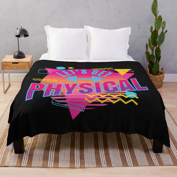Item preview, Lets get physical | Totally Rad 90s Style Workout Gym Retro designed and sold by ZacharyMarcus.