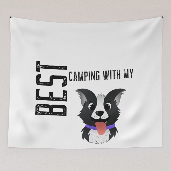 Item preview, Best camping with my dog - camping is my language, camping gang, camping in rain designed and sold by mr&mrsmalik malik.