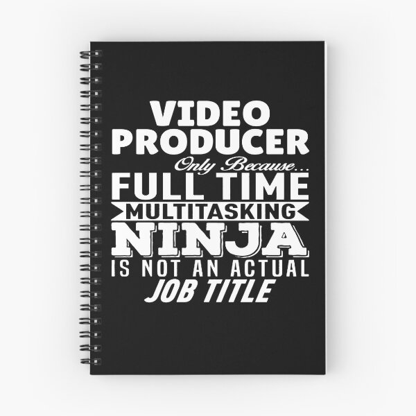 Item preview, Video Producer Multitasking Ninja designed and sold by clickmostro.