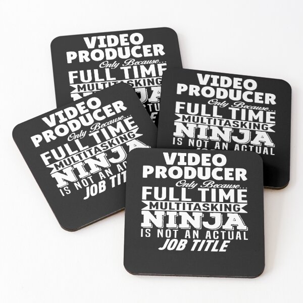 Item preview, Video Producer Multitasking Ninja designed and sold by clickmostro.