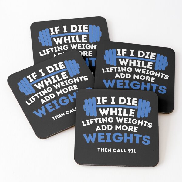 Item preview, If I Die While Lifting Weights - Powerlifting Workout Gym designed and sold by ZacharyMarcus.