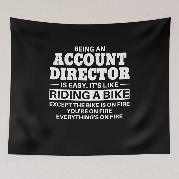 Item preview, Account Director Riding A Bike designed and sold by clickmostro.