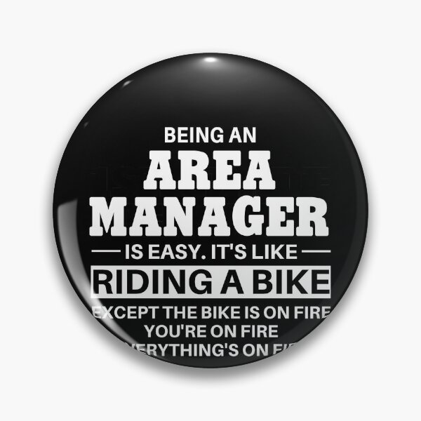 Item preview, Area Manager Riding A Bike designed and sold by clickmostro.