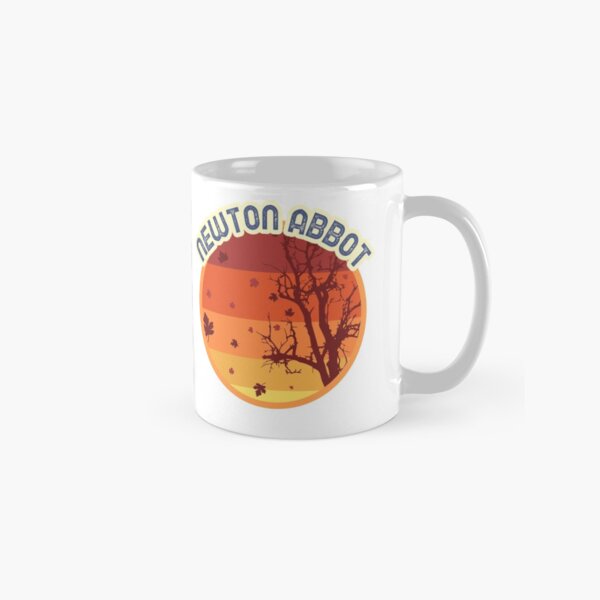 Item preview, Newton Abbot England Leaves Falling Autumn and Fall Amber Autumn, Best gift for September October and November, leaf falling designed and sold by AbsurdStore.