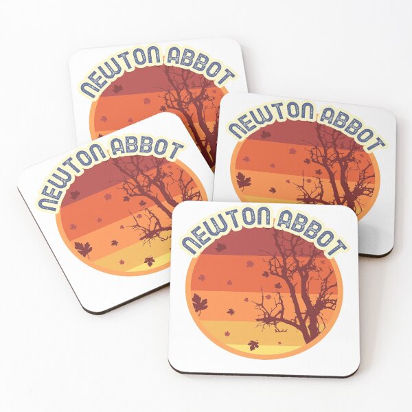 Item preview, Newton Abbot England Leaves Falling Autumn and Fall Amber Autumn, Best gift for September October and November, leaf falling designed and sold by AbsurdStore.