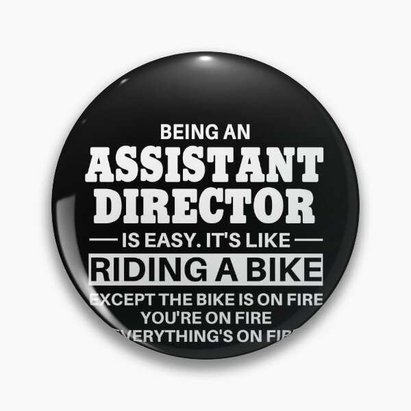 Item preview, Assistant Director Riding A Bike designed and sold by clickmostro.