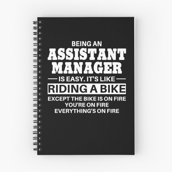Item preview, Assistant Manager Riding A Bike designed and sold by clickmostro.