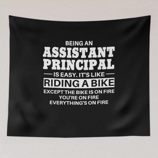 Item preview, Assistant Principal Riding A Bike designed and sold by clickmostro.